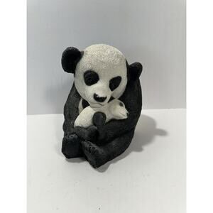 Panda Mom With‎ Baby Realistic Heavy Coin Piggy Bank Made In USA